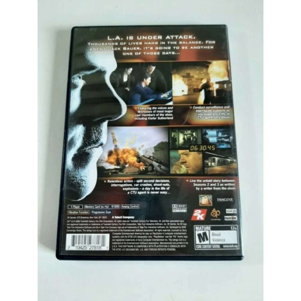24 The Game Complete w/ Manual (PS2) Sony PlayStation 2 2K Games